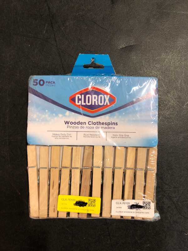Photo 2 of Clorox Wood Clothespins