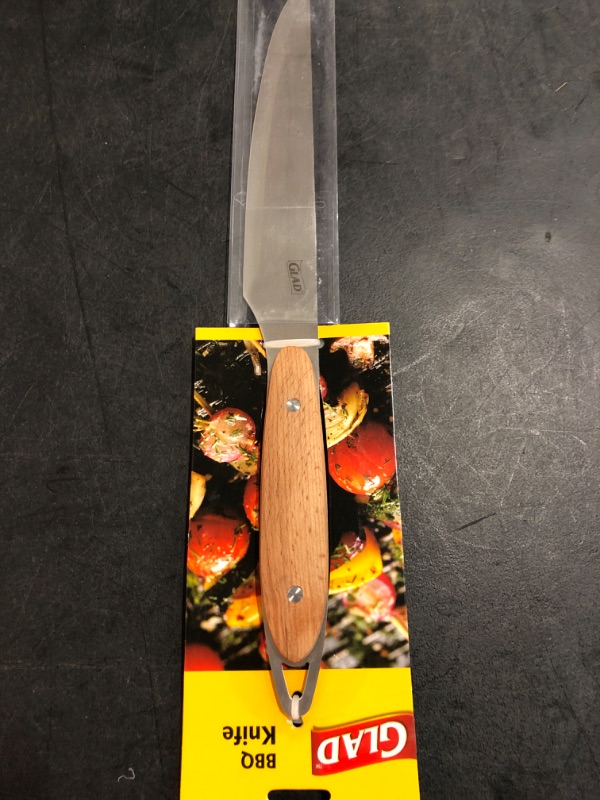 Photo 2 of Glad Wood Multipurpose Knife, Stainless/Wood
