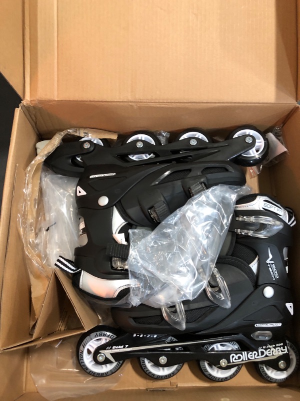 Photo 3 of Roller Derby Vtech/Cobra Inline Skates with Adjustable Sizing for Kids, Teens, and Adults Size 6-9