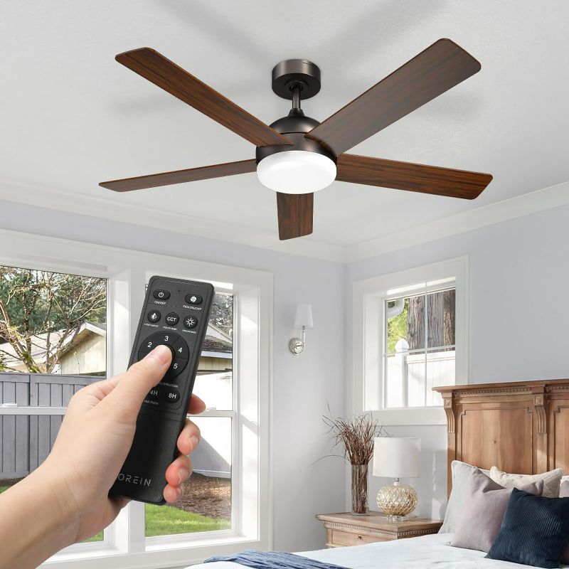 Photo 1 of OREiN Ceiling Fans with Lights and Remote, 52 Inch 5500 CFM LED Ceiling Fan
