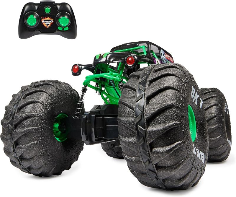 Photo 1 of Monster Jam, Official Mega Grave Digger All-Terrain Remote Control Monster Truck, Over 2 Ft. Tall, 1:6 Scale, Kids Toys for Boys and Girls Ages 4-6+