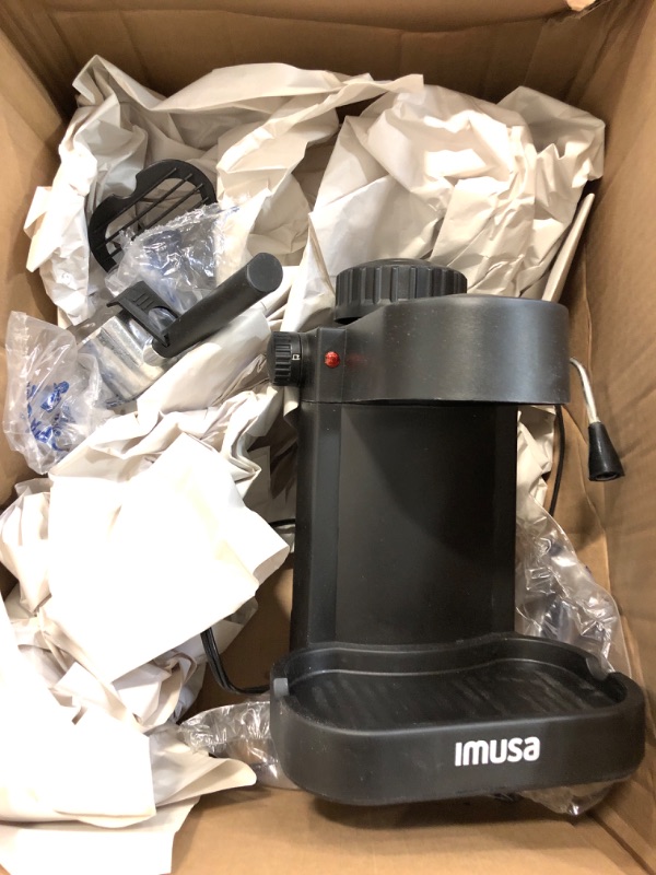 Photo 2 of IMUSA USA GAU-18202 4 Cup Espresso/Cappuccino Maker,Black