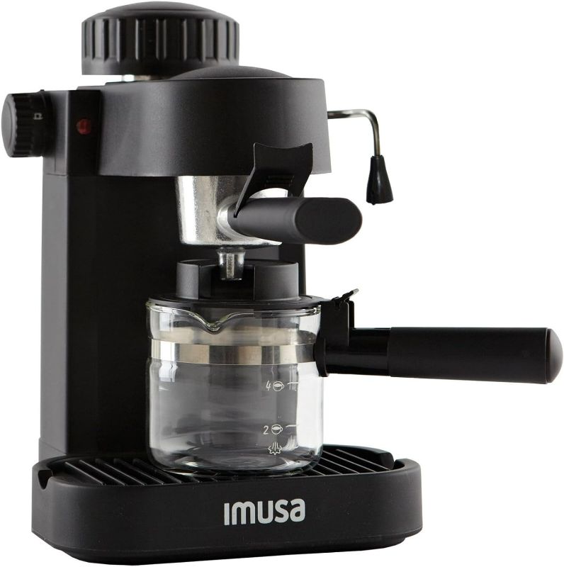 Photo 1 of IMUSA USA GAU-18202 4 Cup Espresso/Cappuccino Maker,Black