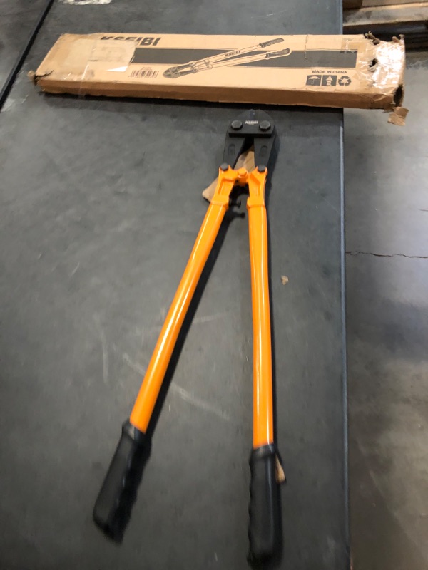 Photo 1 of KSEIBI 141590 Bolt Lock Cutter Hand Jaws Blades Chain Wire Fence Cable Rebar Wire (30 Inch-750MM)