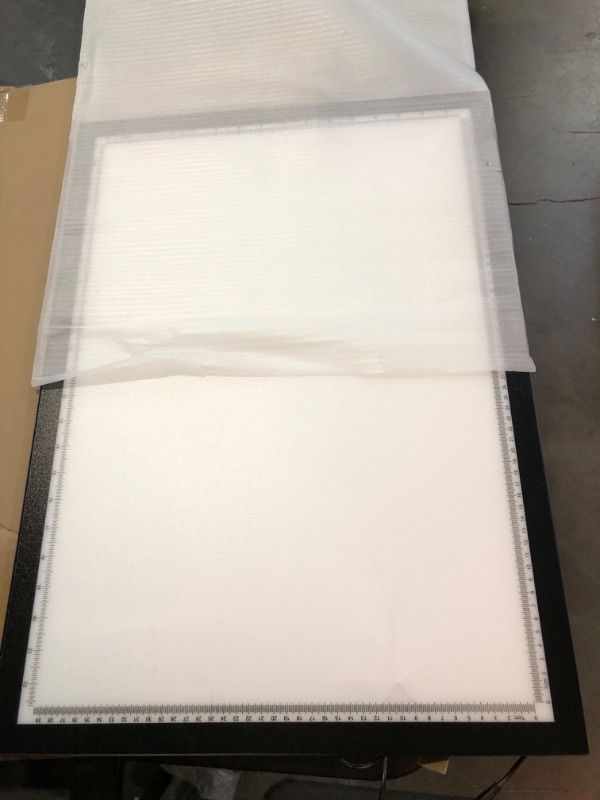 Photo 2 of DONPODER A2 Light Pad Aluminum Frame Large Light Board 65x48cm Diamond Art Light Board Tracing Light Box Dimmable Light Pad Diamond Painting Light Board drawing(A2 Light pad(25.6X18.9In))