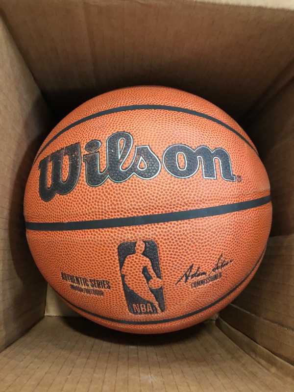 Photo 2 of WILSON NBA Authentic Series Basketball - Indoor/Outdoor, Size 7 - 29.5"