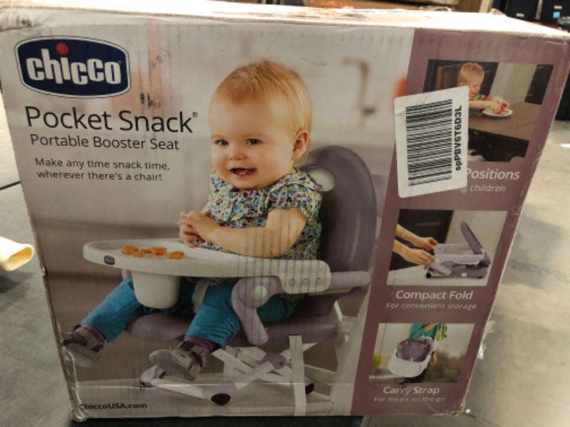 Photo 2 of Chicco Pocket Snack Booster Seat, Lavender