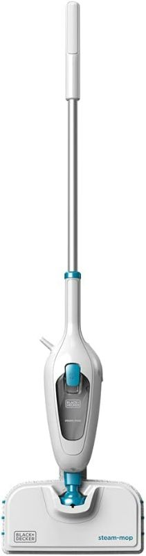 Photo 1 of BLACK+DECKER Steam Mop for Hard Floor, White (HSM13E1)