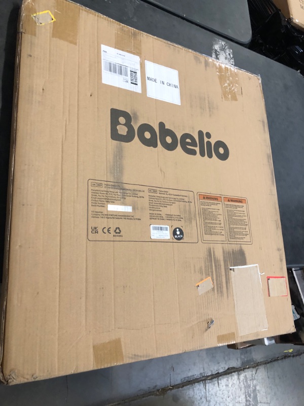 Photo 1 of Mom's Choice Award Winner-BABELIO 29-55 Inch Extra Wide Baby Gate, Metal Dog Gate, Pressure Mounted Pet Gate for Stairs & Doorways, NO Tools Needed NO Drilling, with Y Threaded Spindle Rods, Black 29-55 Inch (Pack of 1) Black