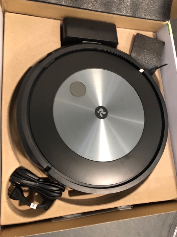 Photo 2 of iRobot Roomba j7 (7150) Wi-Fi Connected Robot Vacuum - Identifies and avoids Obstacles Like pet Waste & Cords, Smart Mapping, Works with Alexa, Ideal for Pet Hair, Carpets, Hard Floors, Roomba J7