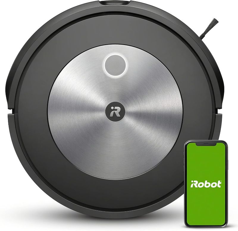 Photo 1 of iRobot Roomba j7 (7150) Wi-Fi Connected Robot Vacuum - Identifies and avoids Obstacles Like pet Waste & Cords, Smart Mapping, Works with Alexa, Ideal for Pet Hair, Carpets, Hard Floors, Roomba J7