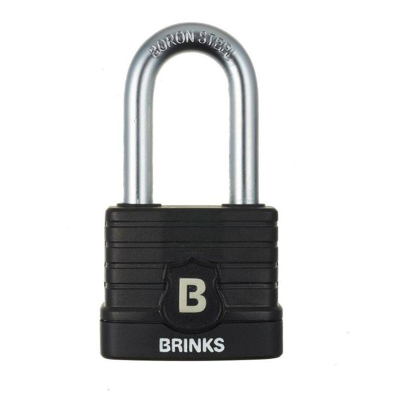 Photo 1 of Keyed Different Padlock Laminated Steel 50mm High Security Long SHKL