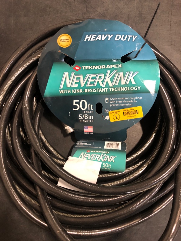 Photo 2 of Teknor APEX 5/8-in x 50-ft Heavy-Duty Kink Free Vinyl Gray Coiled Hose