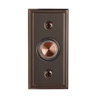 Photo 1 of Style Selections Wired Lighted Bronze Doorbell Button