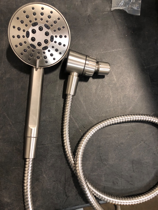 Photo 2 of Moen Verso Spot Resist Brushed Nickel Handshower, Removable Shower Head with Magnetix Docking System, 60" Hose, 220H2SRN