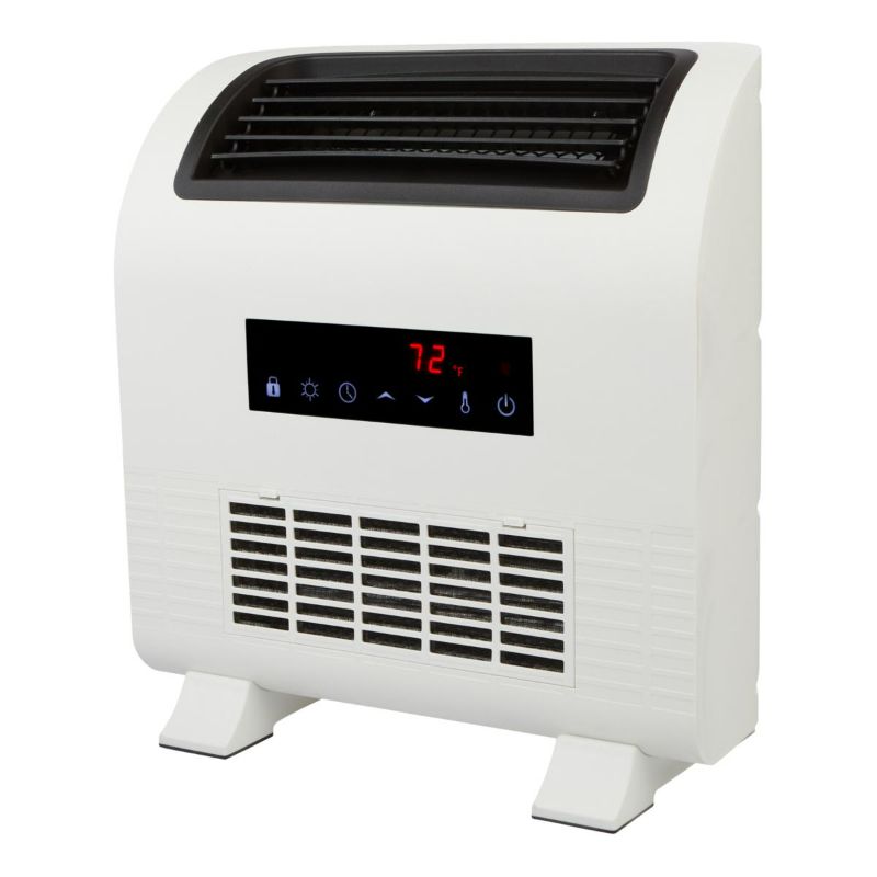 Photo 1 of Utilitech Up to 1500-Watt Infrared Cabinet Indoor Electric Space Heater with Thermostat and Remote Included