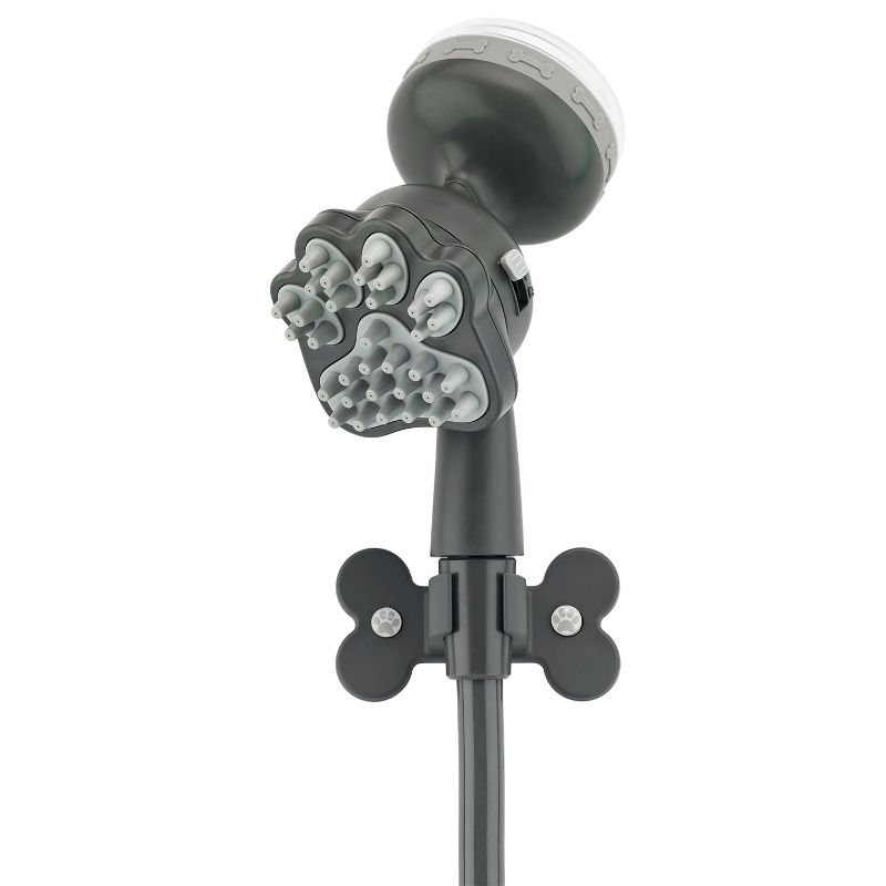 Photo 1 of Oxygenics ShampoochPro Matte Dark Gray 5-Spray Handheld Shower 1.8-GPM (6.8-LPM)