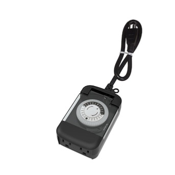 Photo 1 of Utilitech 15-Amps 125-volt 2-Outlet Plug-in Countdown Indoor or Outdoor Lighting Timer