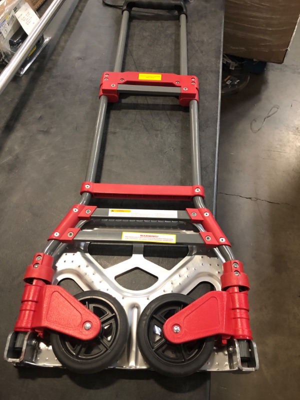 Photo 1 of Milwaukee 73777 Fold up Hand Truck, No Size, Red, 5 Count