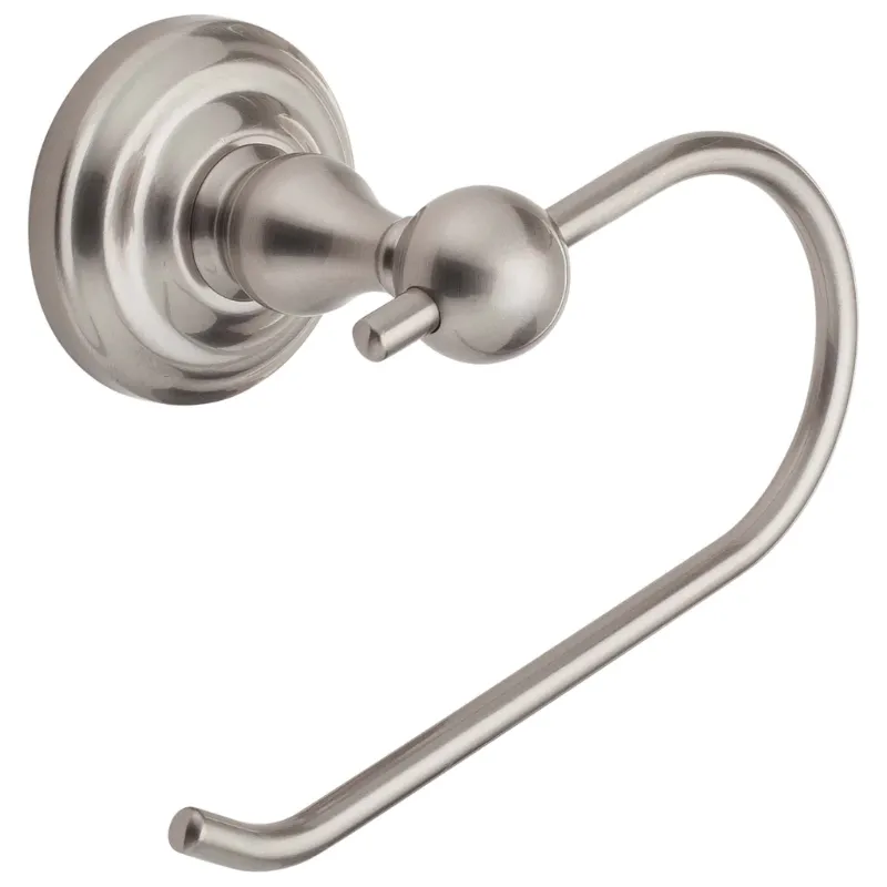 Photo 1 of Style Selections Jakob Brushed Nickel Wall Mount Single Post Toilet Paper Holder
