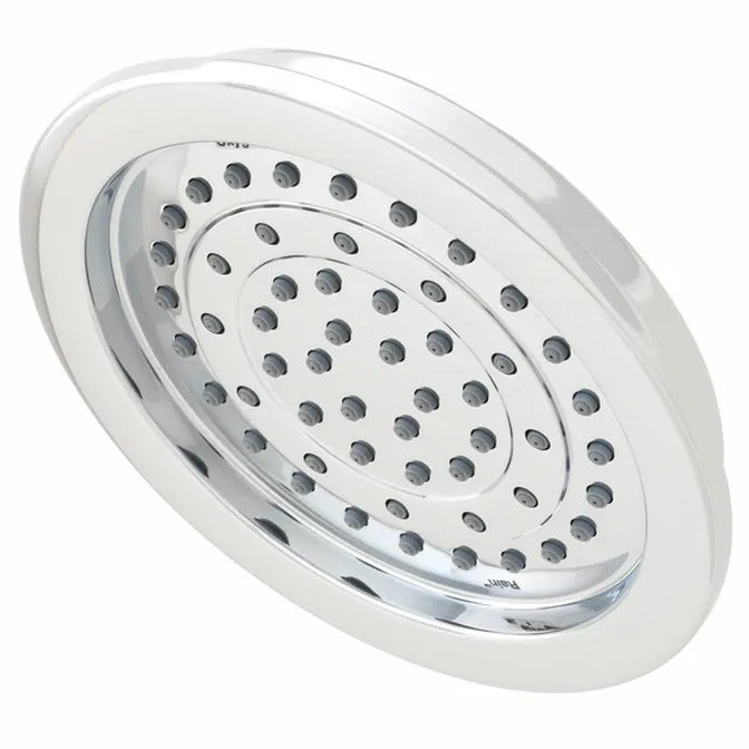 Photo 1 of Oxygenics Rain Chrome Round Rain Shower Head Fixed Shower Head 1.75-GPM (6.6-LPM)