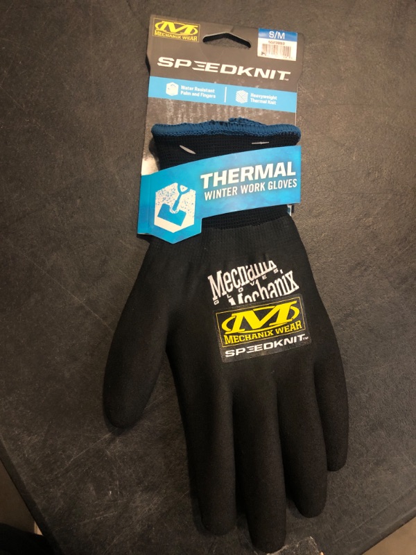 Photo 2 of MECHANIX WEAR Small/Medium Black Nitrile Dipped Nylon Everyday Gloves, (1-Pair) size S/M