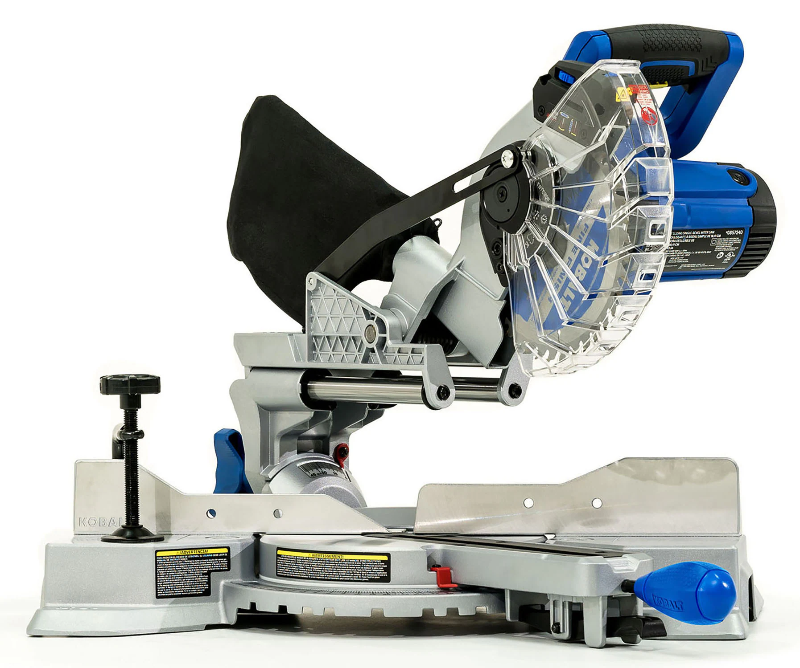 Photo 1 of Kobalt Compact 7-1/4-in 10-Amp Single Bevel Sliding Compound Corded Miter Saw