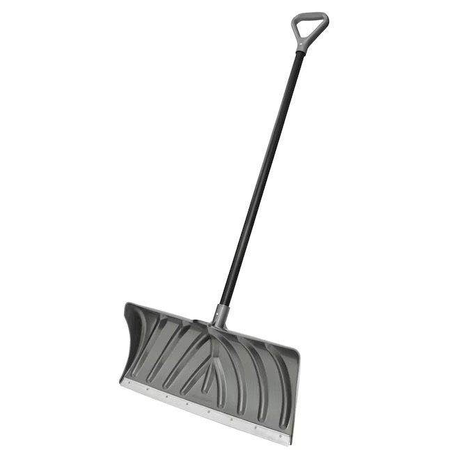 Photo 1 of Suncast 24-in Poly Snow Shovel with 56-in Steel Core Handle