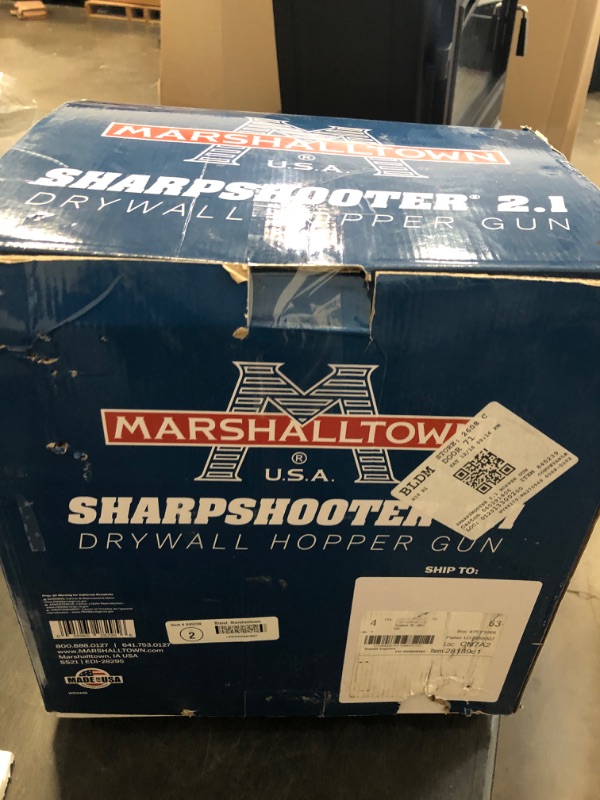 Photo 3 of Marshalltown Sharpshooter 2.1 Texture Sprayer Hopper Gun