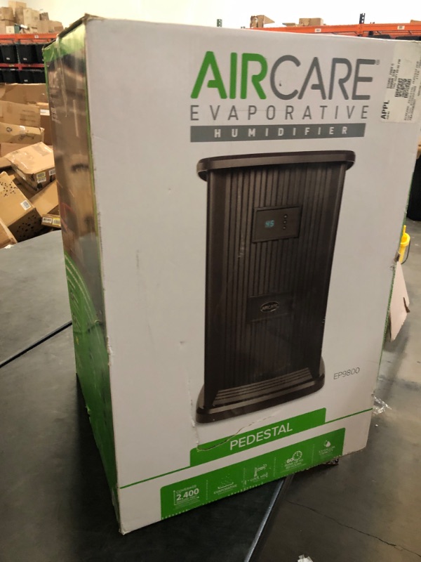 Photo 3 of AIRCARE Digital Whole-House Pedestal-Style Evaporative Humidifier (Espresso)