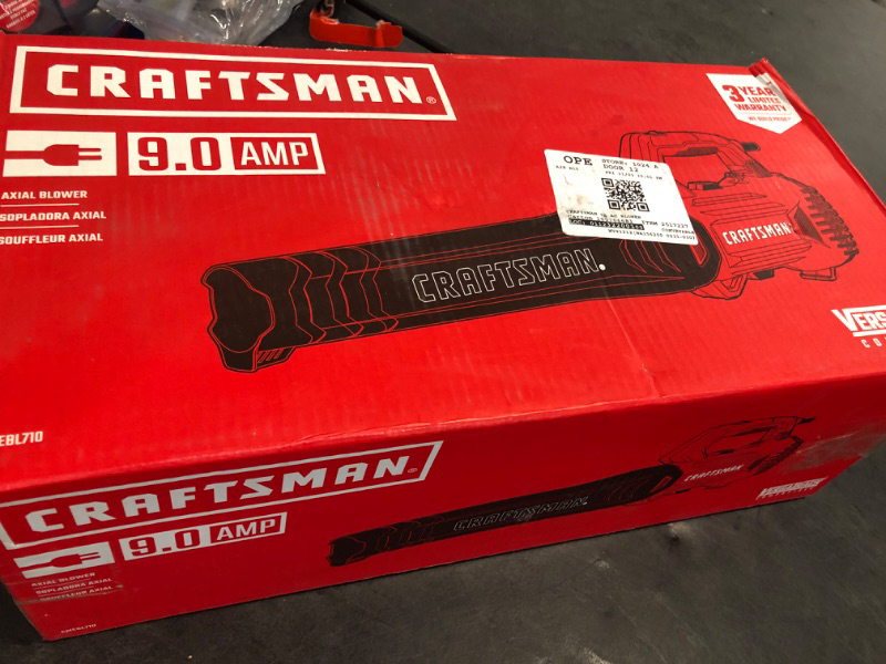 Photo 3 of CRAFTSMAN CMEBL710 9 Amp Corded Axial Blower