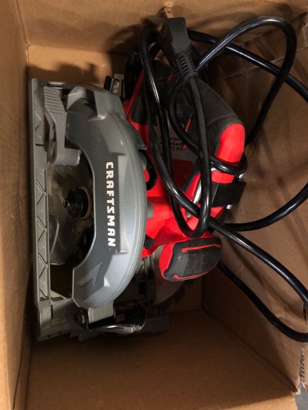 Photo 2 of CRAFTSMAN Circular Saw, 7-1/4 inch, 15 Amp, Corded (CMES510)