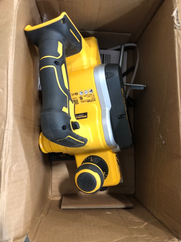 Photo 1 of DEWALT DCP580B 20V MAX Brushless Planer (Tool Only) Planer Only
