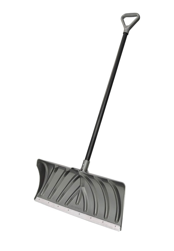 Photo 1 of Suncast 24-in Poly Snow Shovel with 56-in Steel Core Handle