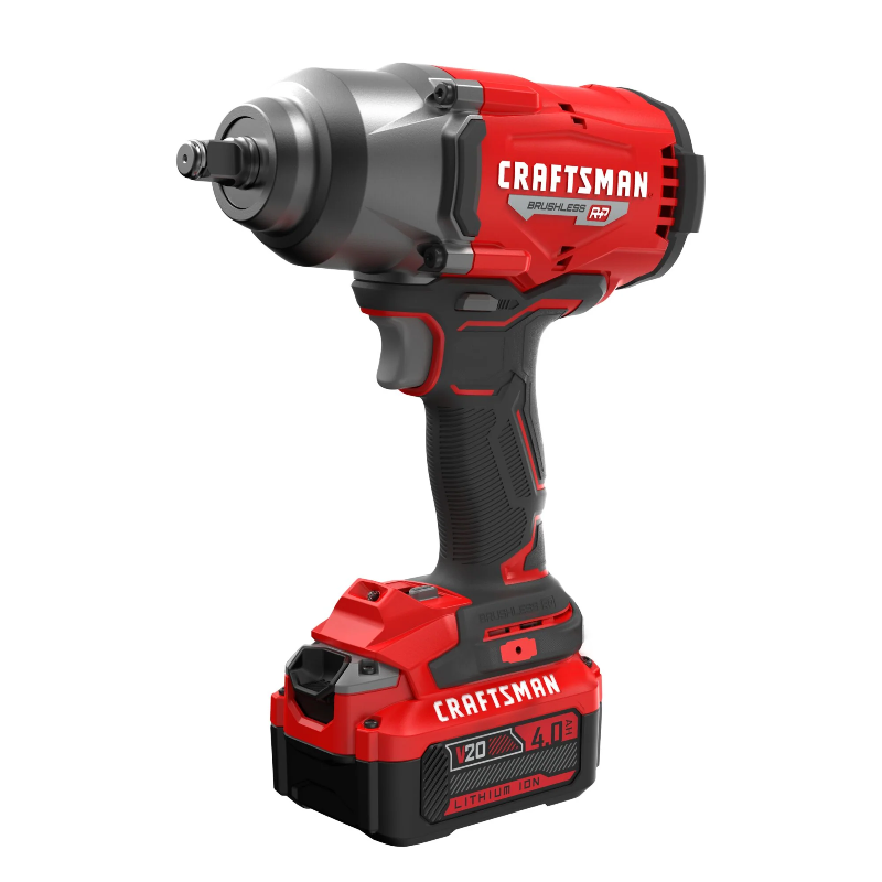 Photo 1 of CRAFTSMAN V20 RP 20-volt Max Brushless Cordless Impact Driver (2-Batteries Included, Charger Included and Soft Bag included)