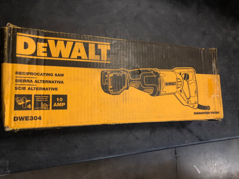 Photo 3 of DEWALT Reciprocating Saw, 10-Amp (DWE304)