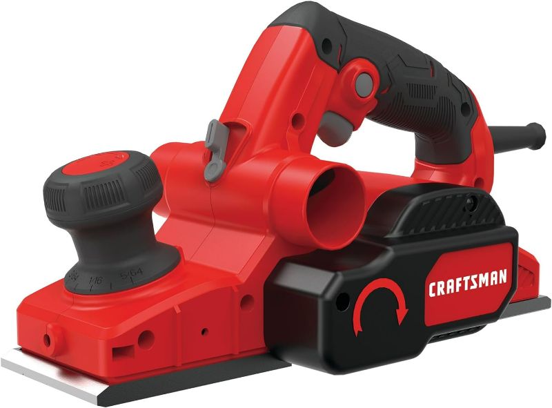 Photo 1 of CRAFTSMAN Hand Planer, 6-Amp, 5/64-Inch w/Level, 24-Inch, Red and black, Box Beam (CMEW300 & CMHT82346)
