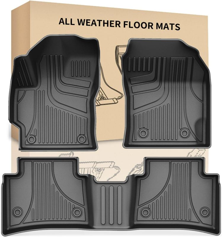 Photo 1 of Original Corolla Floor Mats for 2020-2024 Toyota Corolla Sedan 1st & 2nd Row | Custom Fit All Weather Floor Mats for Toyota Corolla & Corolla Hybrid 2020 2021 2022 2023 2024(Not Fit Cross & Hatchback)