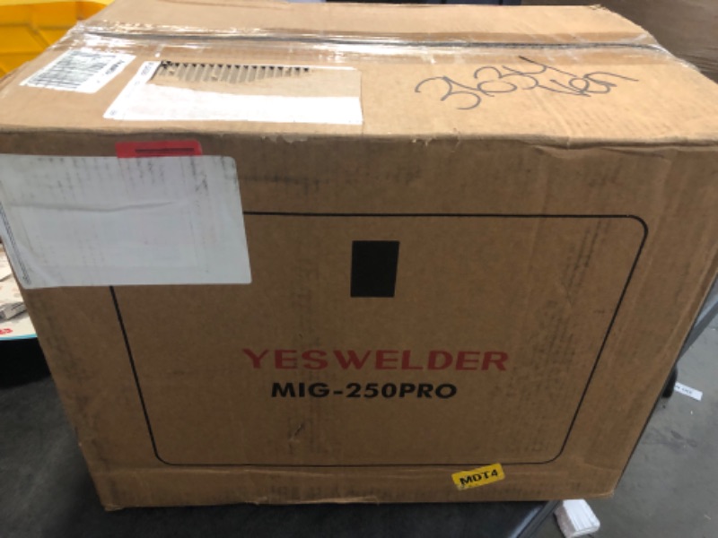 Photo 3 of YESWELDER MIG-250 PRO Aluminum MIG Welder, 250Amp 220V, Gas MIG Gasless Flux Core Welding Machine MIG/Lift TIG/Stick 4 in 1 Welder, Spool Gun Compatible