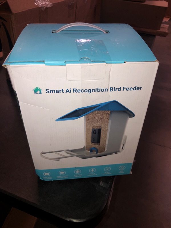 Photo 3 of Smart Bird Feeder with Camera,Bird Camera Feeder Video Bird Feeder Video Camera AI Identify Bird Species, App Control