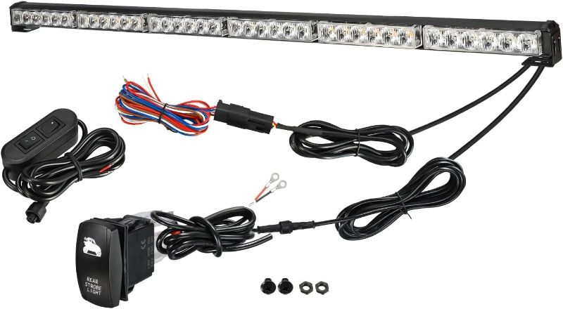 Photo 1 of Partsam 36" Rear Chase Light Bar, All in One w/Turn Signal Brake Reverse Light Offroad Sand Rails Chase Strobe Light Bar for UTV, ATV, RZR, Polaris, Can-am, Yamaha, Side by Sides, 4x4, Trucks - RYBBYR