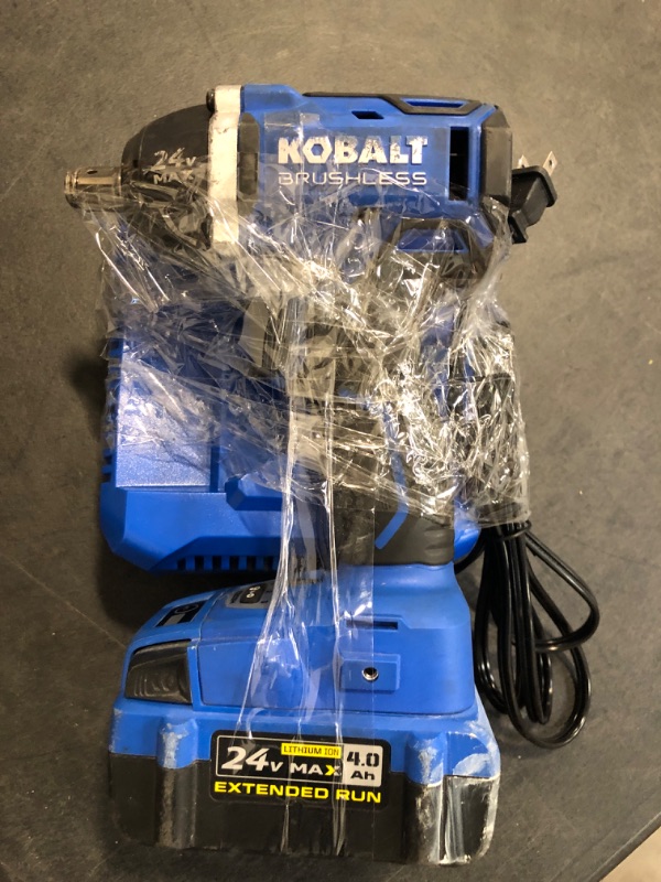 Photo 2 of Kobalt 24-volt Variable Speed Brushless 1/2-in Drive Cordless Impact Wrench (Bare Tool)