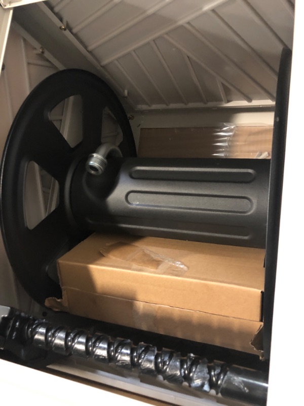 Photo 1 of Style Selections Cabinet Hose Reel Steel 150-ft Hideaway Hose Reel







































