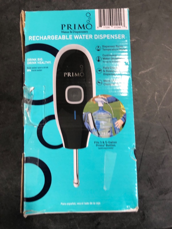 Photo 3 of Primo Rechargeable Portable USB Water Bottle Pump Water Dispenser for 5 Gallon Bottle