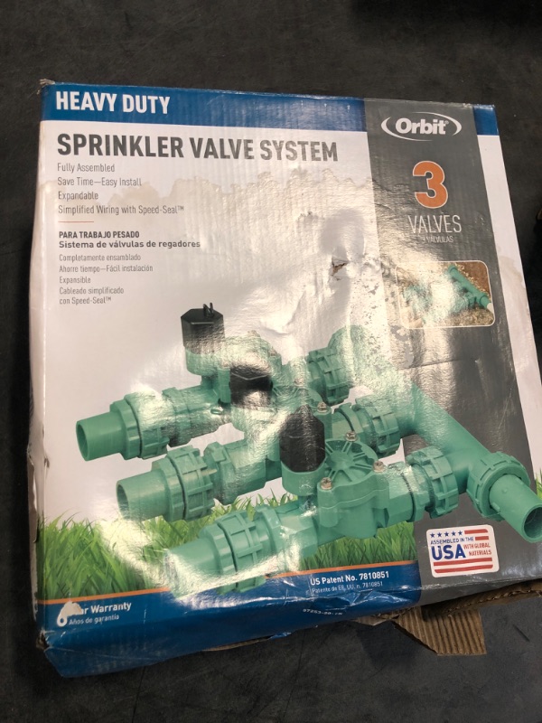 Photo 2 of Orbit 2 Pack Irrigation Valve Manifold System - 3 Valves