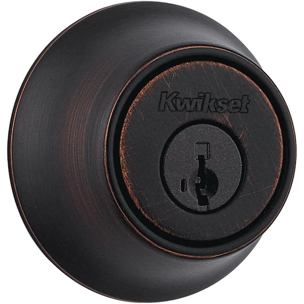 Photo 1 of Kwikset Security 660 Deadbolt Series Venetian Bronze Single Cylinder Deadbolt with SmartKey