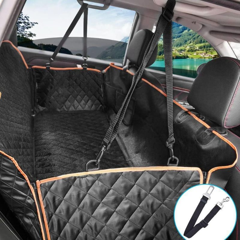 Photo 1 of Lantoo Dog Seat Cover, Large Back Seat Pet Seat Cover Hammock for Cars, Trucks, SUVs with Nonslip Backing, Side Flaps, Waterproof, Soft
