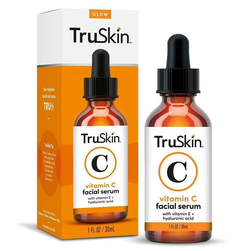 Photo 1 of TruSkin Naturals Vitamin C Face Serum Anti Aging Face & Eye Serum with Vitamin C, Hyaluronic Acid, Vitamin E Brightening Serum, Dark Spot Remover, Even Skin Tone 1 Fl Oz
