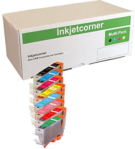 Photo 1 of Inkjetcorner Compatible Ink Cartridges Replacement for CLI-8 for use with Pro9000 Mark II (8-Pack)
