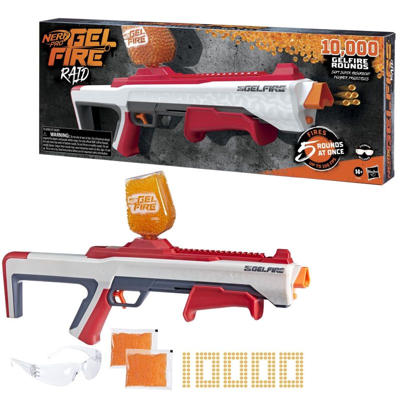 Photo 1 of NERF Pro Gelfire Raid Blaster Toys for Teens Ages 14 & Up
